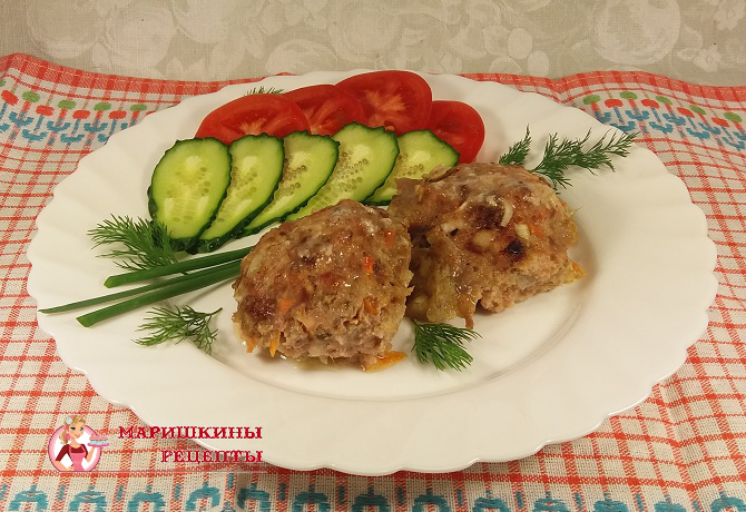 Котлеты из свинины и говядины в духовке